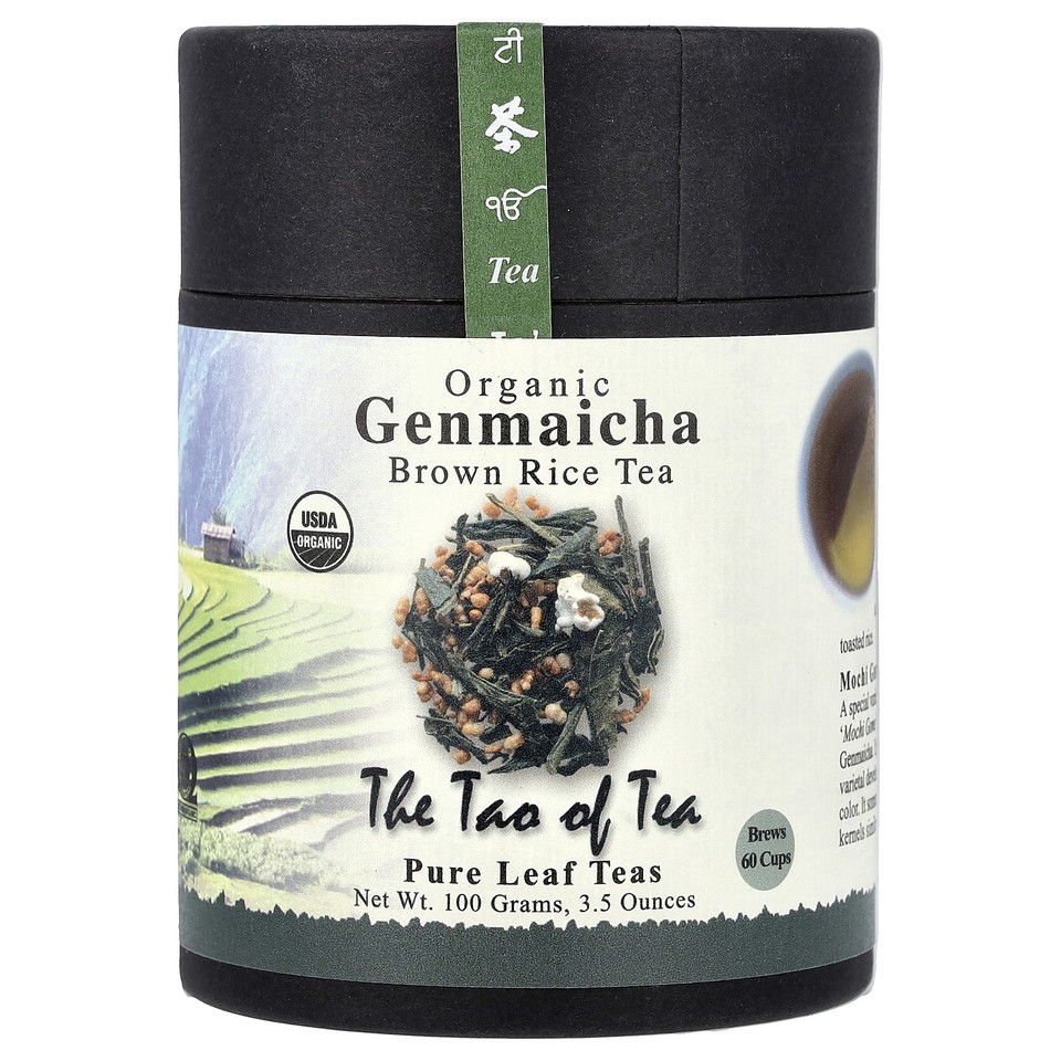 Organic Brown Rice Tea, Genmaicha, 3.5 oz (100 g)