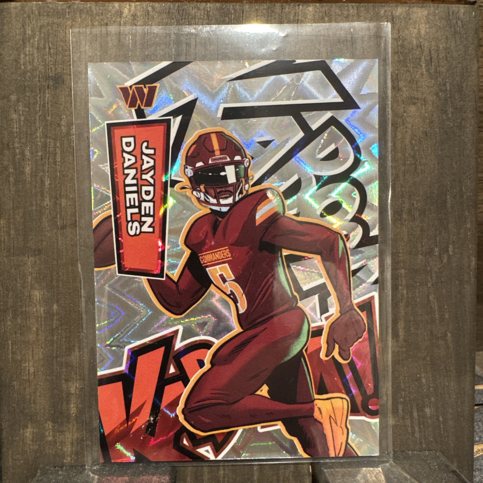 2025 Panini Absolute - Kaboom! Vertical Jayden Daniels Commanders