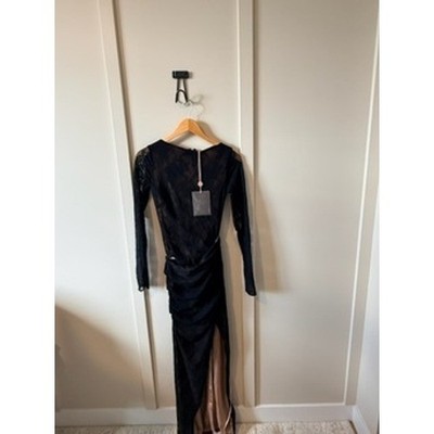 House of CB Sapphira Black Lace Long Sleeve Maxi Dress NWT Size S | eBay House of CB Sapphira Black Lace Long Sleeve Maxi Dress NWT Size S | eBay