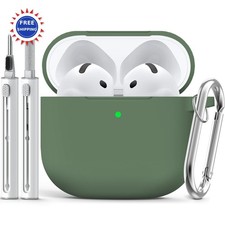 Ljusmicker AirPods 4 Case 2024 Cleaner Kit Soft Silicone Protective Cover