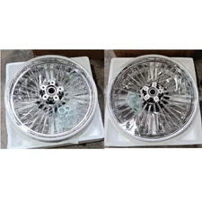 18X3.5 16X3.5 Fat Spoke Wheels Rims For Harley Softail Fat Boy Deuce FXSTD Used