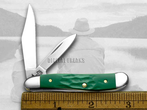 Case xx Son Peanut Knife Rough Green Handle 1/500 Stainless Pocket Knives ###1 - Bild 3 von 4