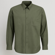Van Heusen Wrinkle Free Twill Green Dress Shirt XXL 18-18 1/2 button down EUC