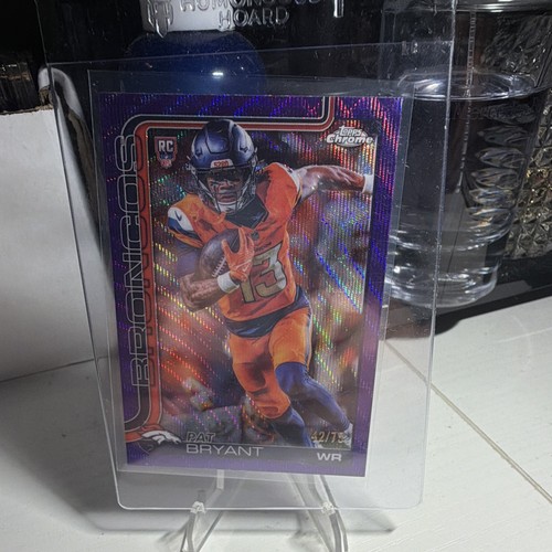 Topps 2025 Chrome Pat Bryant Rookie Purple Parallel /75 #313 Denver Broncos