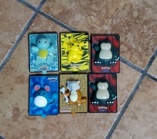 Vintage Pokemon 3D Card Burger King Toy 2000 Pokemon The Movie Nintendo Game
