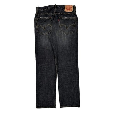 Levis 505 Jeans - 32W 30L Dark Wash Cotton