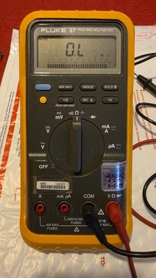 FLUKE 87 TRUE RMS MULTIMETER - Used and Tested...Excellent Condition Very Clean!