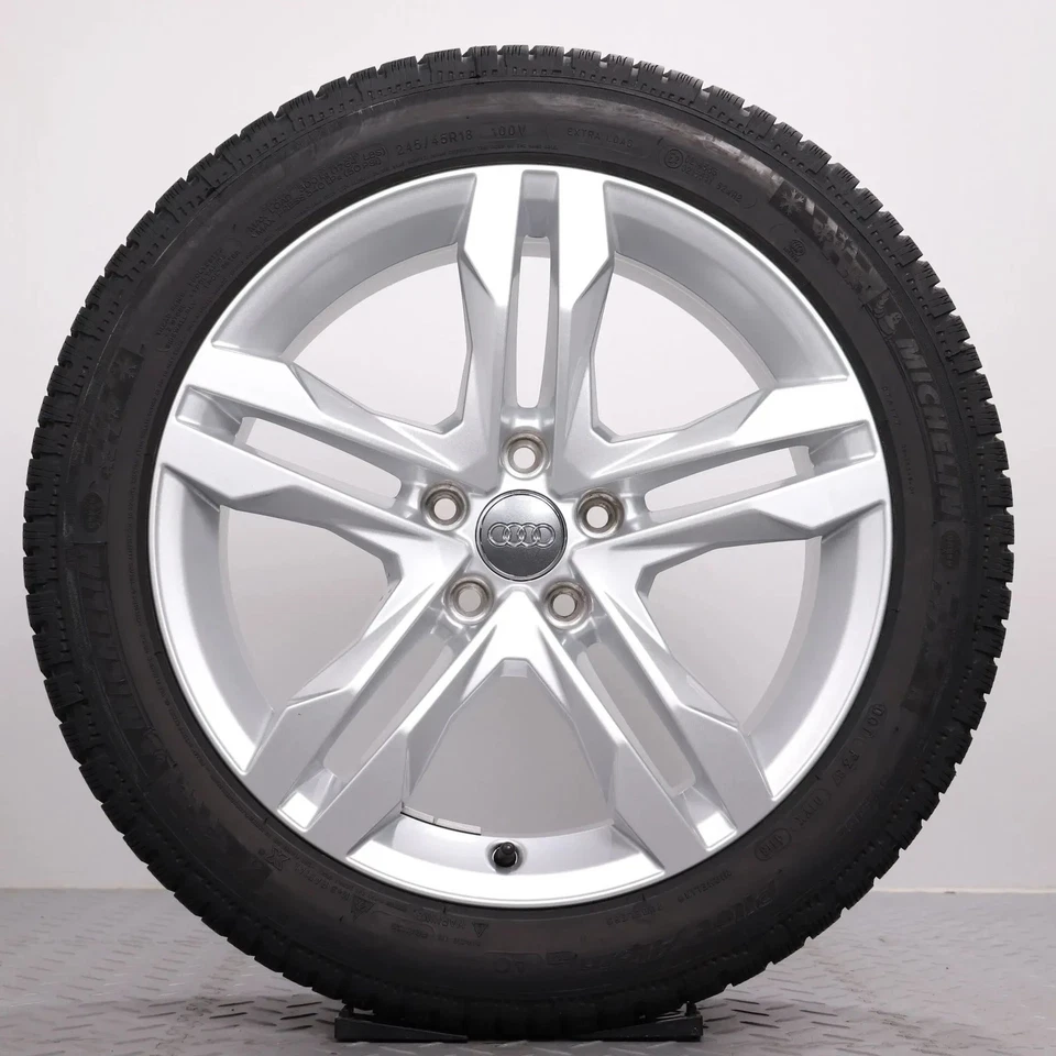 Winterräder 18 Zoll Audi A4 Allroad 8W B9 Original Felgen Winterreifen 7-7,5mm - Bild 4 von 4