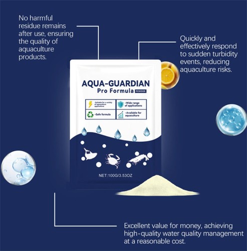 Water Clarifier Aquaculture Water Purifying Treatment Powder Pro Formula 5x 100g - Afbeelding 7 van 20
