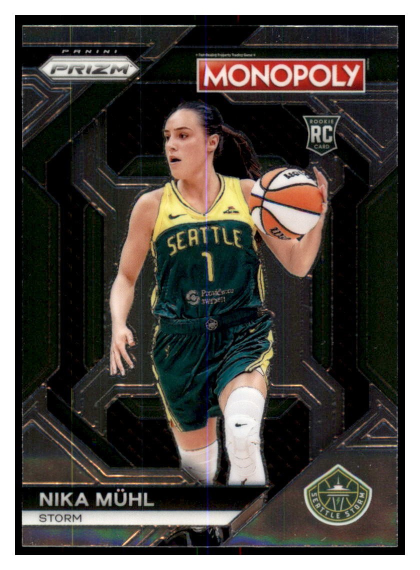 Nika Muhl 2024 Panini Prizm Monopoly WNBA RC #WNBA26 Seattle Storm
