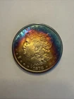 1878 S MORGAN DOLLAR GEM BU NICE Golden Rainbow TONED BEAUTY UNCIRRCULATED