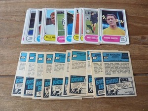 A&BC Scottish Blue Back Football Quiz Cards from 1969 - Pick Your Cards