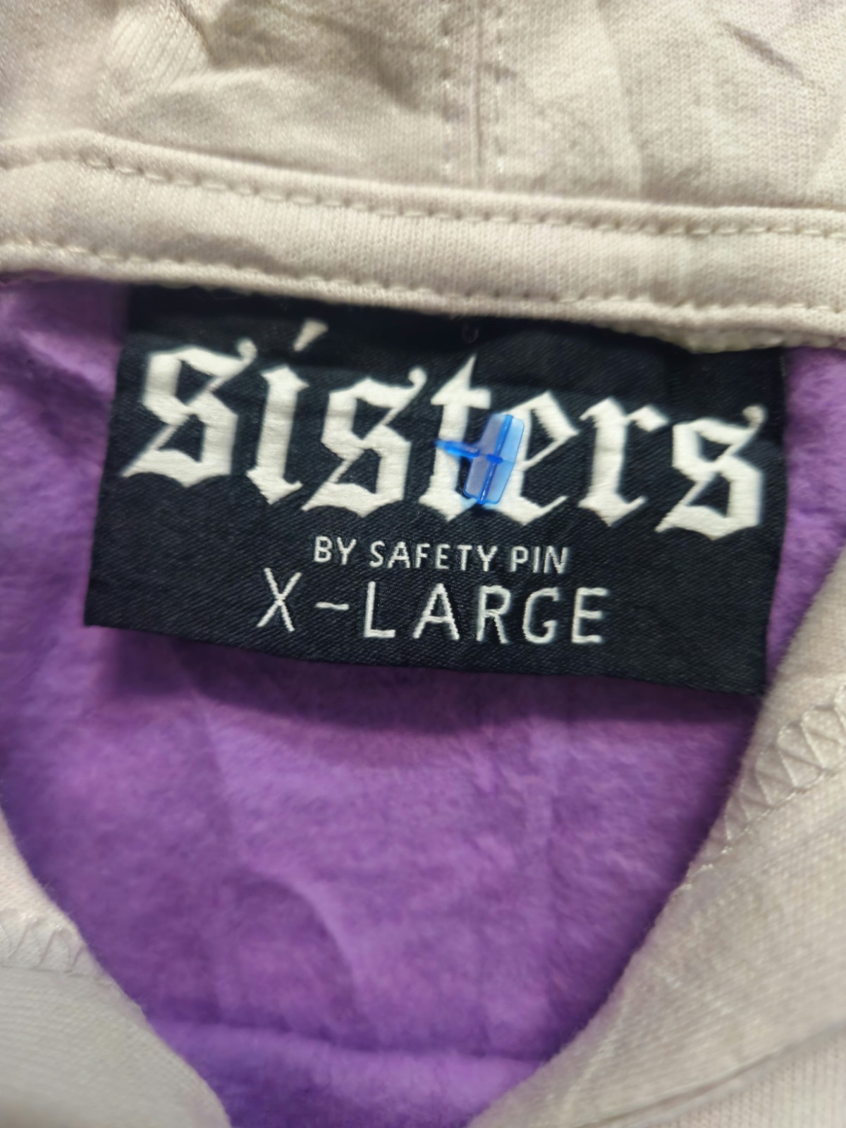 SISTERS Hello Kitty hooded Long Sleeve Size XL Pocket Pullover Sweatshirt image 3