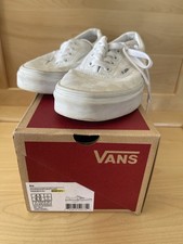 Vans Checkered Checkerboard Lace Up Shoes White Mens 4.5 Womens 6 00497471