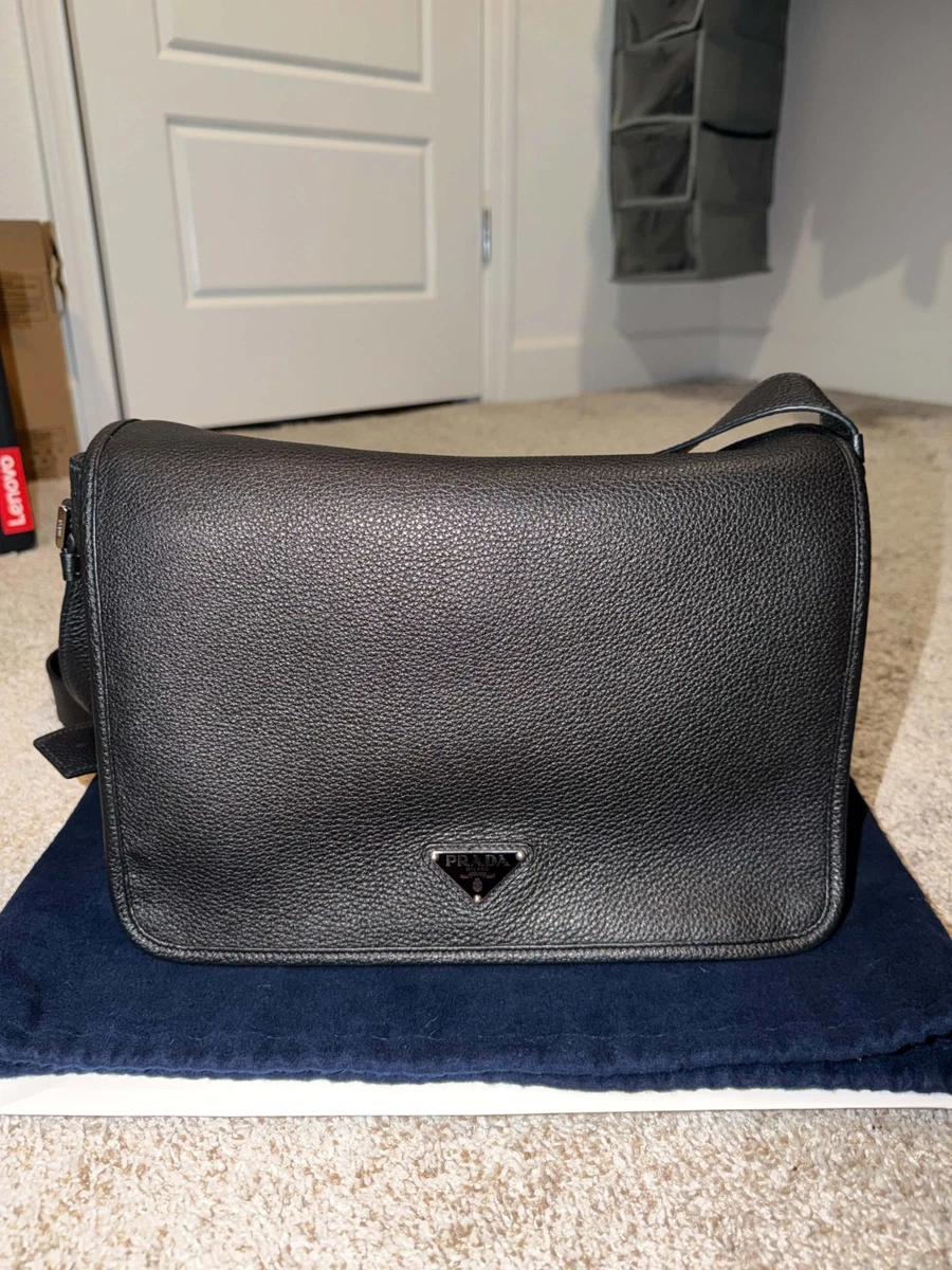 PRADA Leather Men's Messenger Bags for sale | eBay