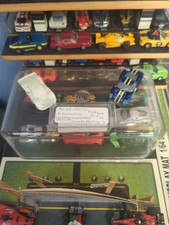 AFX CUSTOM PAINTABLE NAVY BLUE AND YELLOW STRIPED FORD GT.. 1 PAINTABLE BODY 