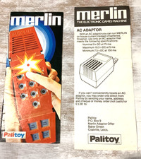 1979 Palitoy Merlin Handheld Vintage Electronic Game Instruction Book original