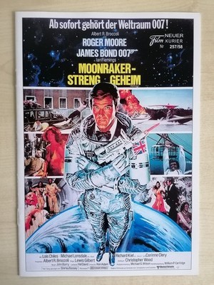 NFK    Nr.  257 -  James Bond -  MOONRAKER  - Streng geheim  /   keine  DVD