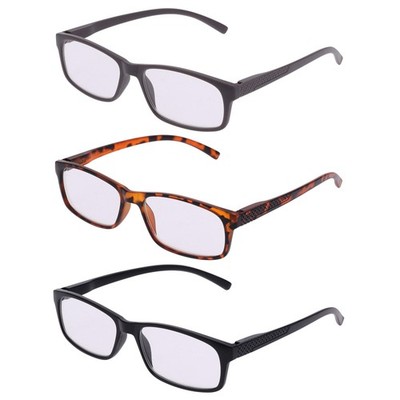 3er Lesehilfe Set Dioptrien +1,0 bis +3,5 Sehhilfe Lesebrille 3 Designs
