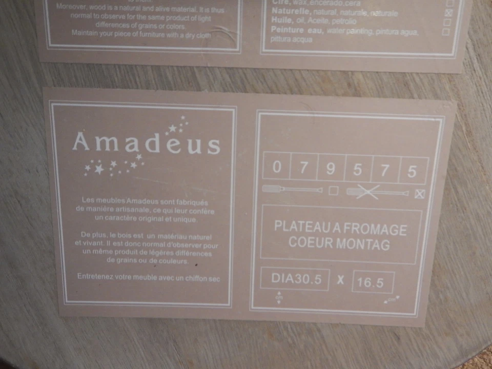 Plateau à fromage "Amadeus" - Photo 4/4