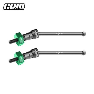 GPM Steel F/R CVD Axles & Alloy 7075 Wheel Hexes 1/18 Granite Grom Typhon Grom