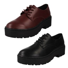 Lace Up Spot On Heeled Shoes For Women