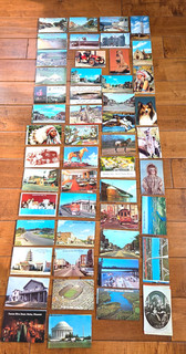 BIG LOT 500 Chrome Era Postcards USA Towns Scenic Views Topical Different States
