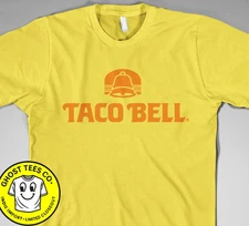Taco Bell Retro logo T Shirt authentic fast food taco burrito nacho 70s 80s 90s