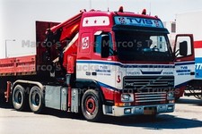 Zdjęcie ciężarówki Volvo FH12 Platforma Ciężarówka / plandeka Dania czerwona TVIS TRANSPORT & #a6xy