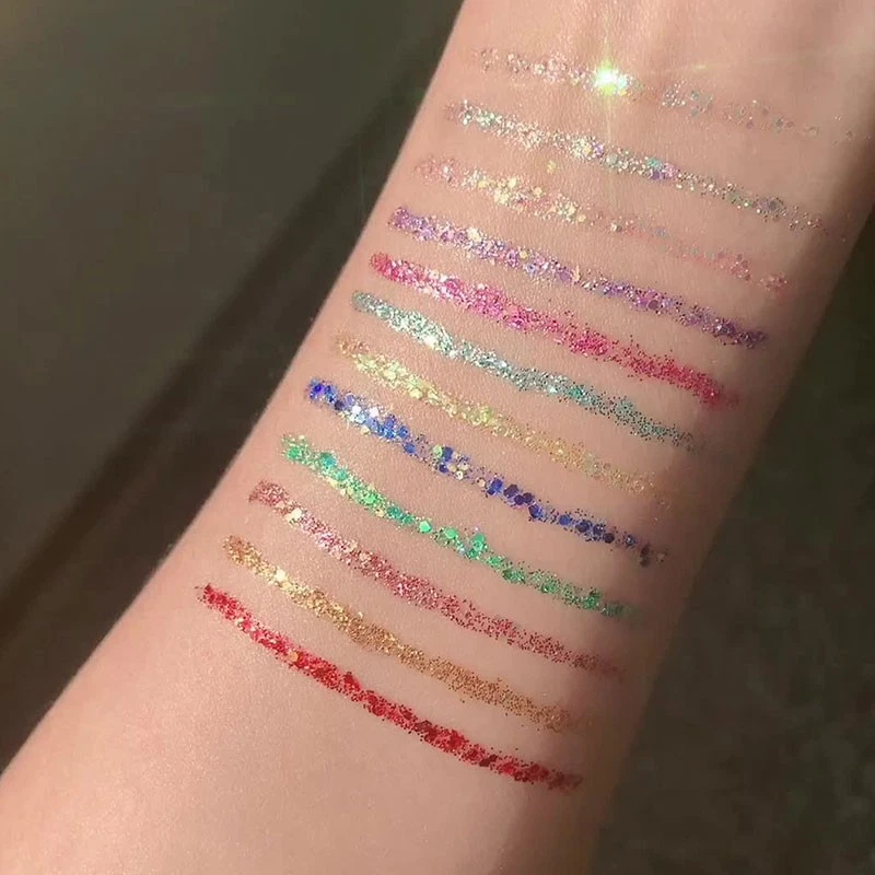 Sparkling Long-lasting Metallic Glitter Liquid Eyeliner Party Makeup Eye Li - Image 4 of 4