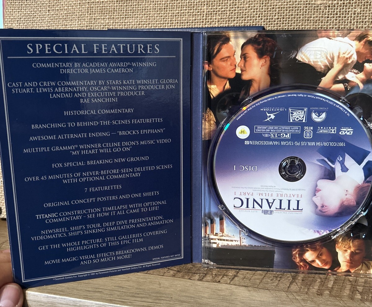 【匿名配送】DVD タイタニック コレクションボックス TITANIC Special Collector's Edition DVD 3-Disc Box Set THX