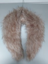 H &m Fake Fur Collar With Satin Lining