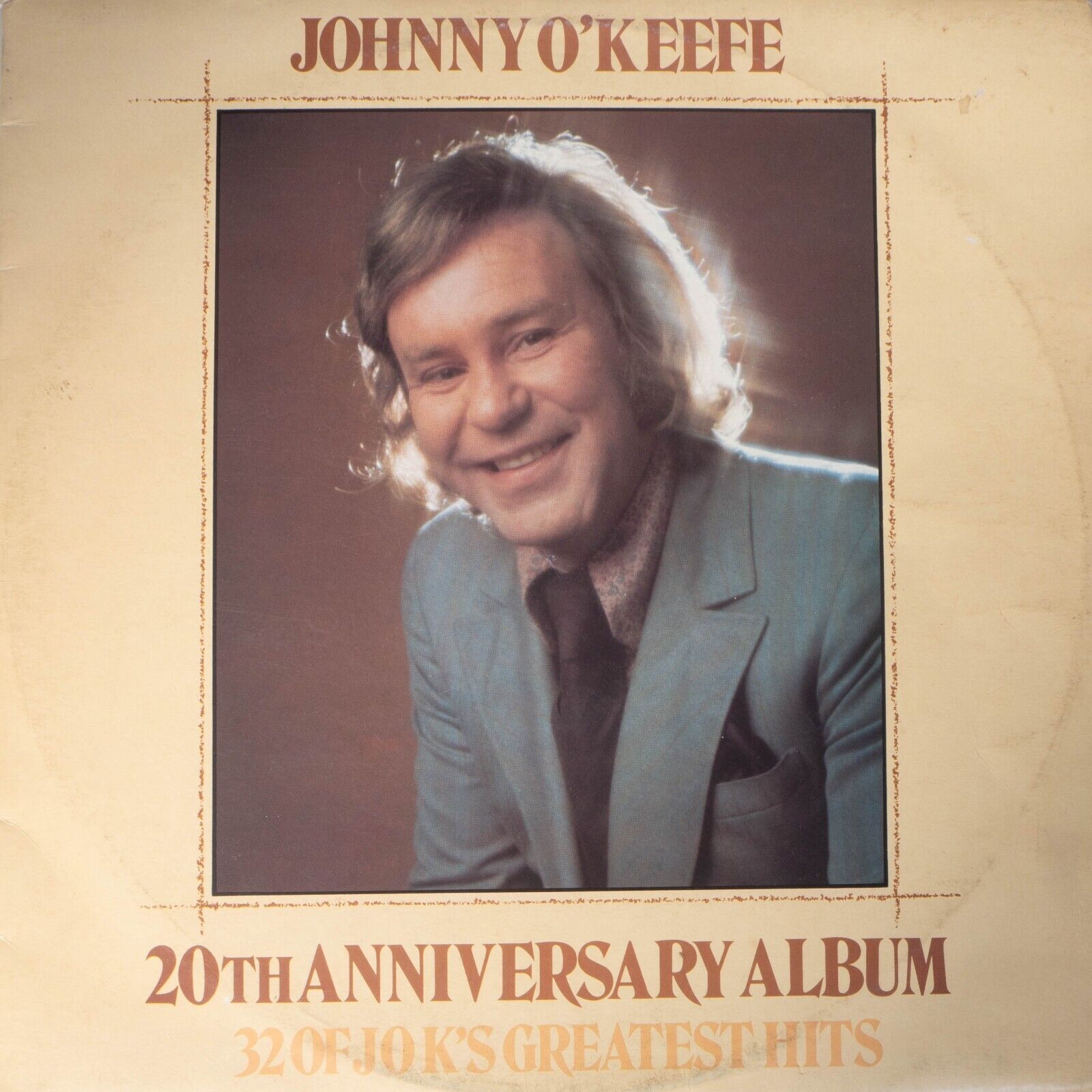 JOHNNY O'KEEFE - 20th ANNIVERSARY ALBUM - Vinyl Record - HHR00622 VG