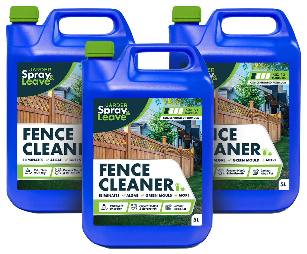 B&Q - 3 X 5L  Spray & Leave Fence CleanerRemoves Green MouldGreen Growth And AlgaeSafe To Be Painted Once Dry - Image 2