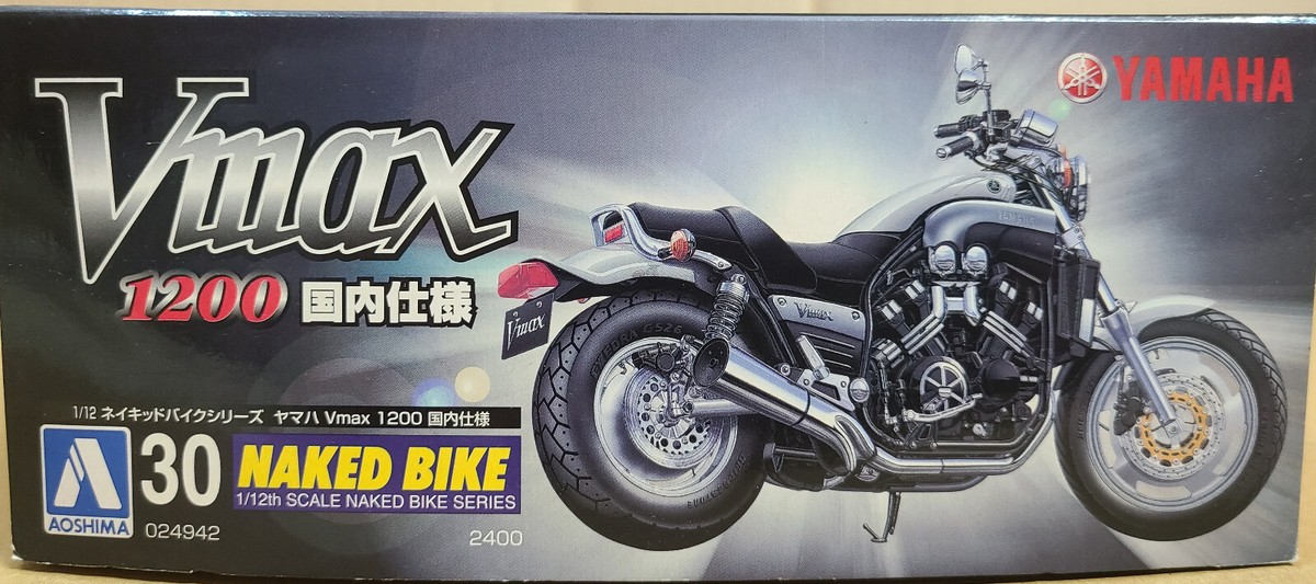 Aoshima YAMAHA Vmax 1200 Japan version 1/12 NAKED BIKE Model Aoshima YAMAHA Vmax 1200 Japan version 1/12 NAKED BIKE Model