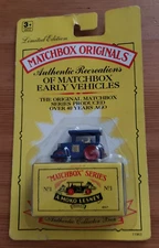 1992 Matchbox Originals- Authentic Recreation - No.1 - Mini Road Roller- 11963