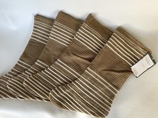 Studio McGee Target Tan  White Striped Christmas Stocking NWT LOT of 4