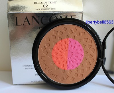 LANCOME Belle De Teint Bronzer & Blush Harmony 02 Patio D' Une Nuit D'ete 0.49oz