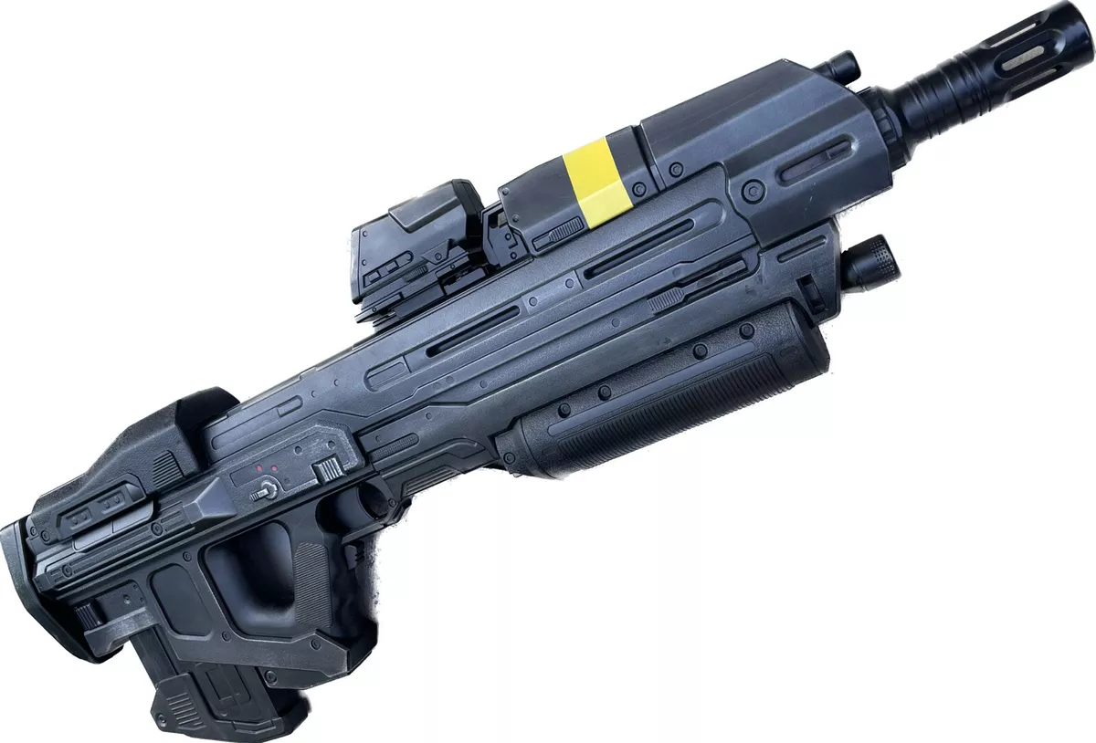 Custom Nerf gun Halo MA40 Plastic Prop PAINT JOB ONLY NO BLASTER