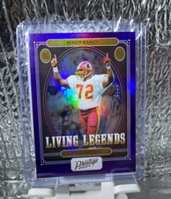Dexter Manley 2024 Prestige Living Legends Purple Commanders /Redskins #15/99