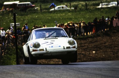 Claude Haldi Paul Keller, Porsche Club Romand, Porsche 911 S 1971 Old Photo 2