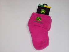 John Deere Baby Socks Pink 6-12 Months New
