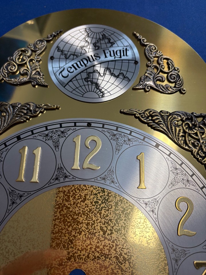 Grandfather Clock Dial 9 7/8 in. Wide x 13 inch High | eBay