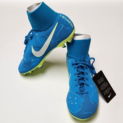 Nike Jr. Mercurial Victory 6 DF NJR Kids Soccer Shoes Blue-White