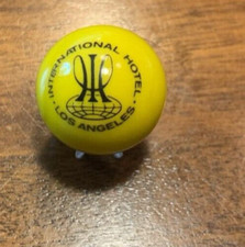 International Hotel Los Angeles Glass marble 1" size (shooter size) with stand