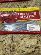 Big Bite Baits Co. Pro Series4” slim Minnow Alewife QTY 10 New See Picture.￼