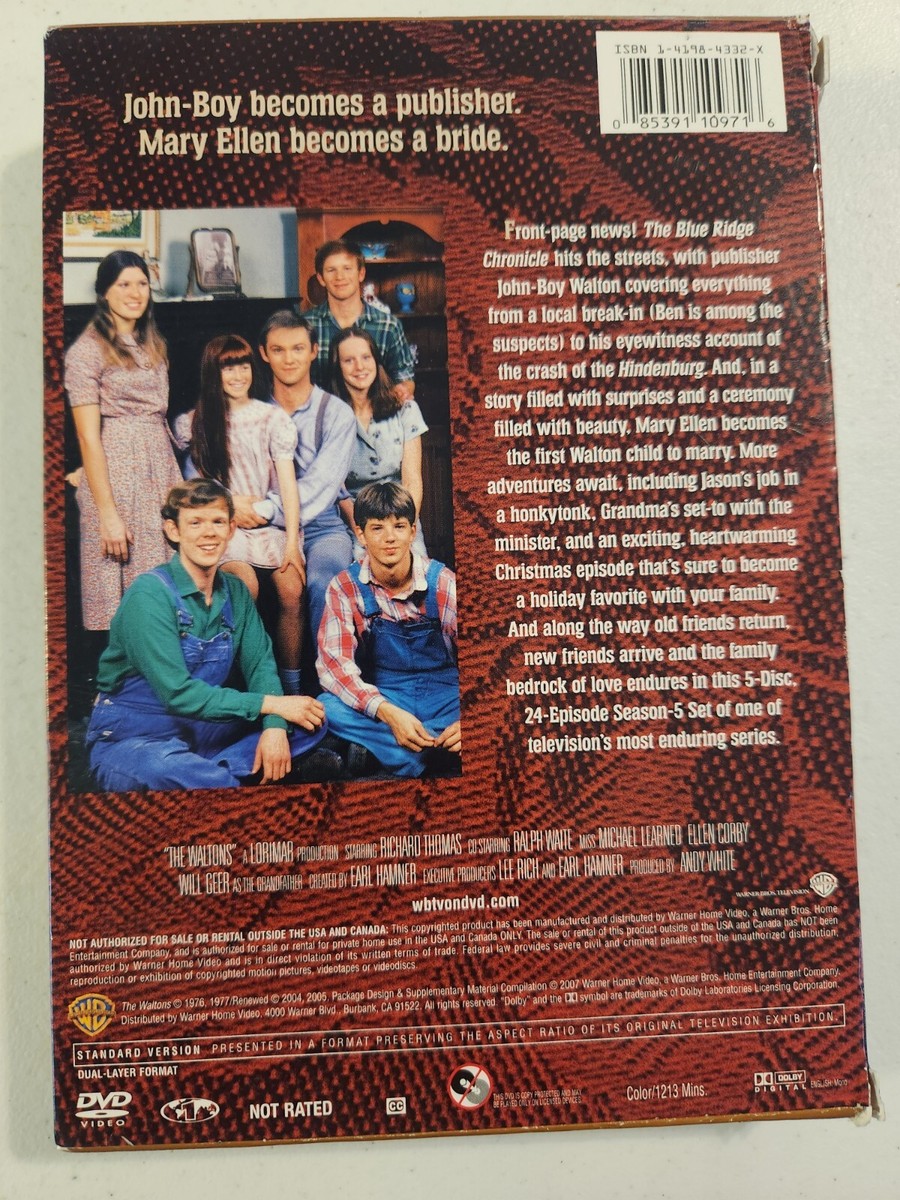 その他 Waltons: The Complete Fifth Season [DVD] The Waltons - The Complete Fifth Season (DVD, 2007, 5-Disc