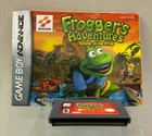 FROGGER'S ADVENTURES ~ Game Boy Advance GBA Includes manual. BIN 2