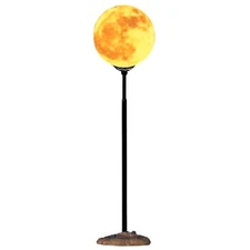 Lemax 44136 LIGHTED MOON Spooky Town Accessory Village Halloween Decor 4.5V I