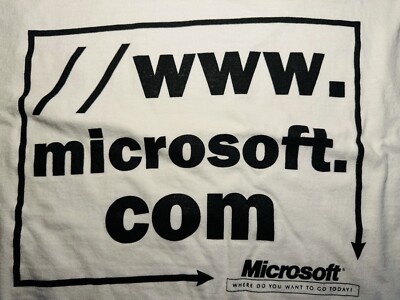 RARE Vintage Microsoft Windows T Shirt Size X-Large XL Promo | eBay